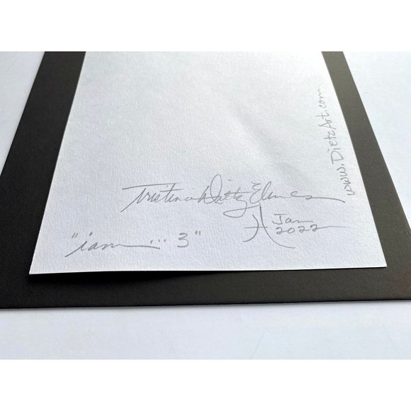 Original Art “IAm... 3” Handmade Watercolor Artwork by Tristina Dietz Elmes 8x10 - Picture 2 of 2